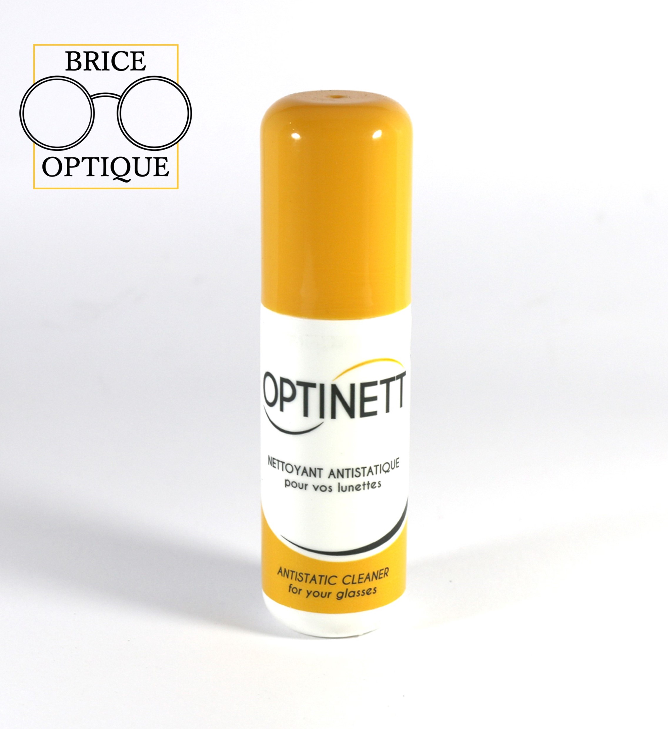 Spray nettoyant antistatique pour lunettes Optinett - BRICE OPTIQUE